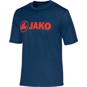 Jako Promo Functioneel T-shirt - Nachtblauw / Flame | Maat: 3XL