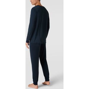 Schiesser Selected Premium Pyjama lange broek - 835 Blue - maat XL (XL) - Heren Volwassenen - Tencel- 178114-835-XL