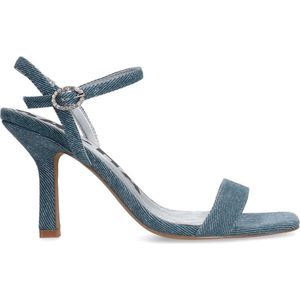 Sacha - Dames - Denim sandalen met hak - Maat 41
