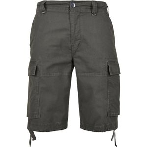 Vintage Shorts korte broek met zijzakken Antraciet - L