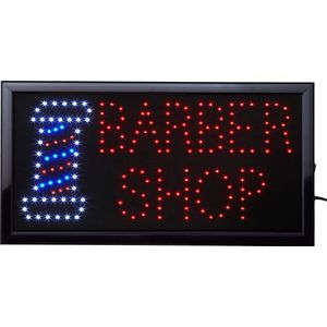Led bord �– Barber shop  -  Led sign - 50 x 25cm - Led verlichting - Bar Decoratie - Light box - led borden - Decoratie - LED - Led decoratie - Cave & Garden