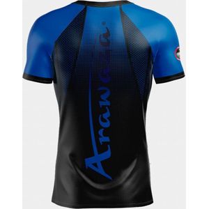 T-shirt Arawaza | dry-fit | zwart-blauw (Maat: XXS)