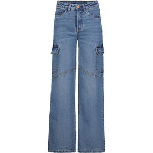 GARCIA PG32005 Meisjes Wide Fit Jeans Blauw - Maat 158