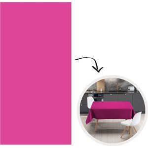 Tafelkleed - Tafellaken - 130x260 cm - Fuchsia - Neon - Kleuren - Binnen en Buiten