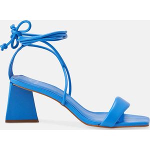 Mangará Caúna Dames sandalen Geitenleer - 6,5cm blokhak - Blauw - Maat 41