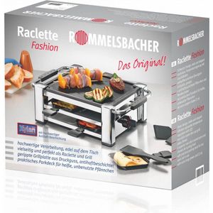 Rommelsbacher Raclette RCC 1000 Mode - Gourmetstel - Zilver - Zwart