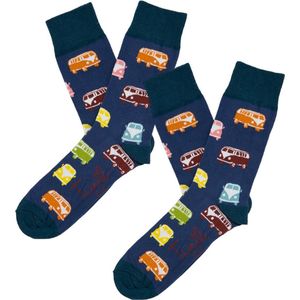 Tintl socks unisex sokken | Retro - Van (2 paar - maat 36-40)