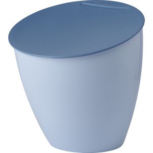 Mepal Calypso afvalbakje – 2,2 liter – Afvalbakje aanrecht met deksel – Duurzaam afvalbakje – Nordic blue