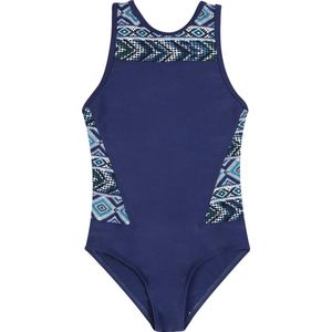 Badpak met racerback- Navy tribal parttern 152-158