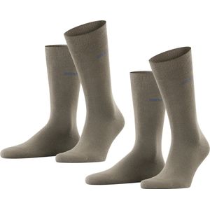 Esprit Basic Uni 2-Pack duurzaam organisch katoen multipack sokken heren groen - Maat 39-42