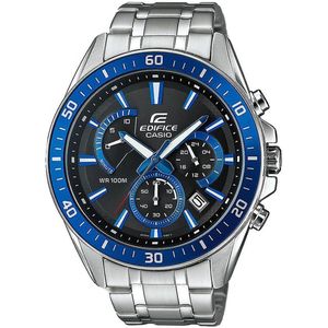 Casio Edifice EFR-552D-1A2VUEF Herenhorloge 45 mm - Zilverkleurig