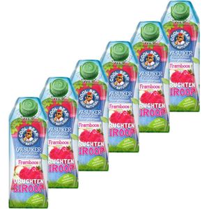 Cool Bear | Limonade Siroop | Framboos - Appel | 6 stuks | 6 x 750ml