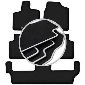 CARLUX-SILVER automatten voor: Dodge Grand Caravan IV 7-zits (2008-2016)