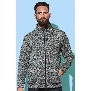 Fleece vest premium donker grijs voor heren - Outdoorkleding wandelen/camping - Vesten/jacks herenkleding L (40/52)
