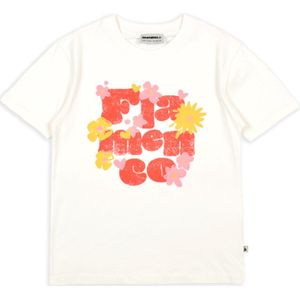 Oversized T-shirt Meisjes – Flamengo Bloemenprint | AM.Zoe.77 | Ammehoela 122-128