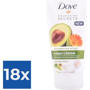 Dove Avocado Nourishing Secrets Handcrème - 75ml - Voordeelverpakking 18 stuks