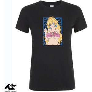 Klere-Zooi - Prinses Bikini - Dames T-Shirt - 4XL