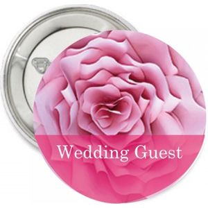 10 Corsage buttons Pink Love - bruiloft - trouwen - huwelijk - corsage - button - bloem - roze
