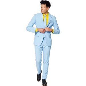 OppoSuits Cool Blue - Mannen Kostuum - Blauw - Feest - Maat 60