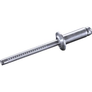 GOEBEL® - 500 x Blindklinknagels (Ø x L) 4 x 30 mm - RVS A2 / RVS A2 - Vlakke kop - STANDARD - 7030140300 - ISO15983 - Popnagel