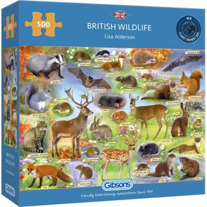 Gibsons British Wildlife (500)