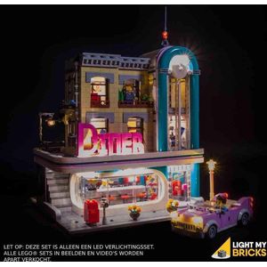 Light My Bricks - Verlichtingsset geschikt voor LEGO Downtown Diner 10260