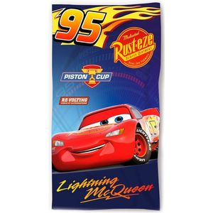 Disney Cars handdoek - 140 x 70 cm. - Lightning McQueen strandlaken - sneldrogend