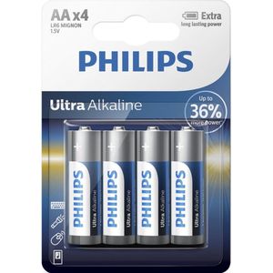 PHILIPS ULTRA ALKALINE LR6 AA BL4