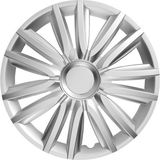 Carpoint Wieldoppenset Intenso 15 Inch Zilver 4 Stuks