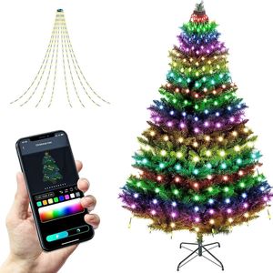 SHOP YOLO-kerstverlichting-ledstrip-lichtketting-band-kerstboomverlichting-kerstdecoratie-160LED