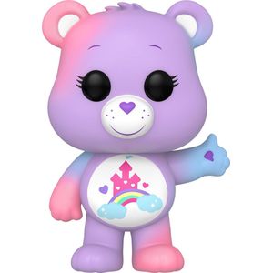 Funko Pop! Animation: Care Bears 40th Anniversary - Care-a-Lot Bear (kans op speciale Flocked Translucent Glitter editie)