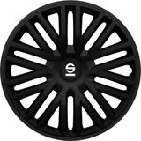 Sparco Wieldoppen Bergamo 14 Inch Abs Zwart 4 Stuks