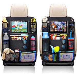 Luxe auto organizer - Autostoel organiser voor kinderen met vakken
