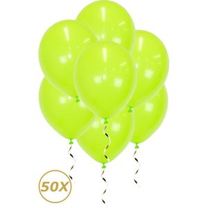 Groene Helium Ballonnen Versiering Verjaardag Versiering Feest Versiering Jungle Ballon Lime groen Decoratie 50 Stuks