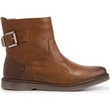 Travelin' Louargat Dames Leren Enkellaarsjes - Boots vrouwen - Cognac Bruin Leer