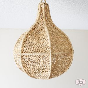 Marokkaanse Thumy raffia lamp