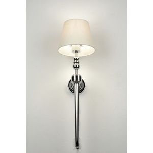 Lumidora Wandlamp 71585 - Voor binnen - MINKA - E27 - Chroom - Creme - Metaal