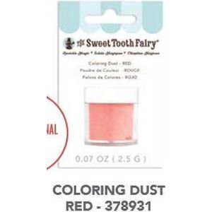 the Sweet Tooth Fairy rood kleur poeder voor sprinkles