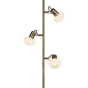 Lumidora Vloerlamp 74787 - MADEE - 3 Lichts - E14 - Wit - Goud - Messing (kleur) - Metaal