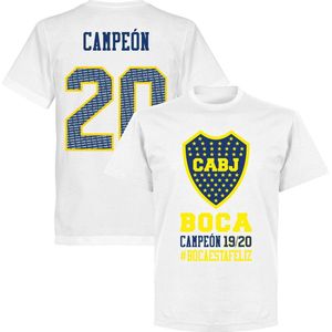 Boca Junior Campeon 20 T-shirt - Wit - M