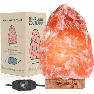 Dimbare Zoutlamp 2-3KG – Sfeervolle Tafellamp en Nachtlampje – Dimbaar – Inclusief E-book