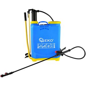 GEKO Drukspuit - 16 L - Lichtgewicht - Efficiënt Pompsysteem - Blauw