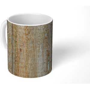 Mok - Koffiemok - Vintage - Roest - Industrieel - Plank - Mokken - 350 ML - Beker - Koffiemokken - Theemok