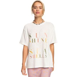 Roxy Crystal Vision B T-shirt Met Korte Mouwen Beige M Vrouw