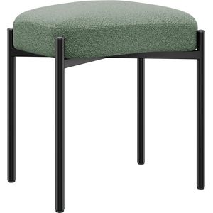 JGS ® Moderne Stijlvolle Poef voor Woonkamer, Entree of Hal met Comfortabel Kussen