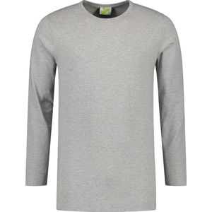 L S T-shirt Crewneck cot elast LS for him