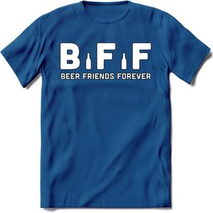 Beer Friends Forever T-Shirt | Bier Kleding | Feest | Drank | Grappig Verjaardag Cadeau | - Donker Blauw - 3XL