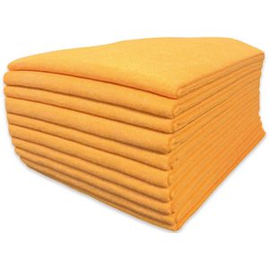 Viscose dweil 10 stuks oranje - Dweildoeken 50x60cm.