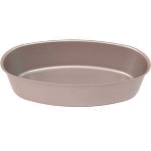 Chefmade bakvorm - bakvorm voor cheesecake - ovaal - anti aanbak - lengte 21.3 cm