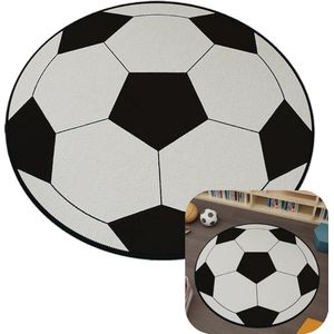 MIRO® Speel Tapijt Voetbal - Voetbal Tapijt - Kinderen - Speelmat - Vloerkleed - Speelkleed - Kinderkamer - Anti Slip - XL - 120 x 120 CM - Voetbal